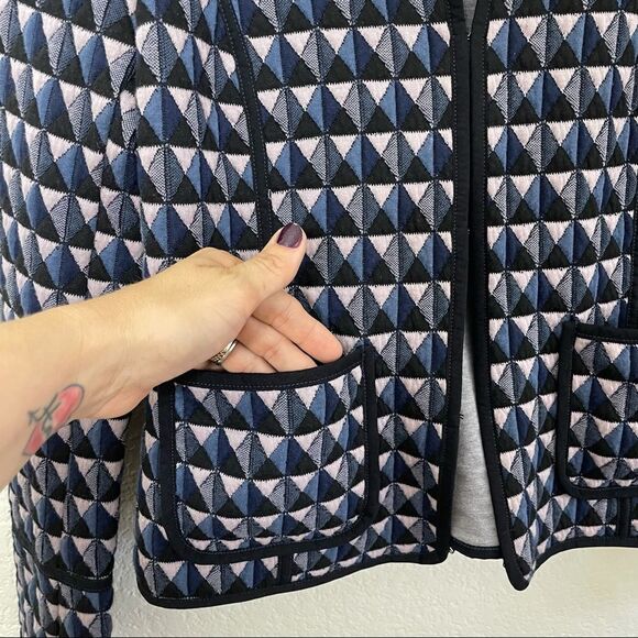 Hei Hei Anthropologie Textured Triangle Blazer - Picture 5 of 11